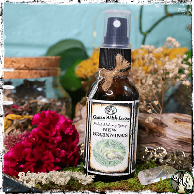 New Beginnings Ritual Spray, Green Witch Living