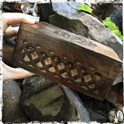 Celtic Pentacle Keepsake Box | Storing Herbs, Tarot Cards, Ritual Tools