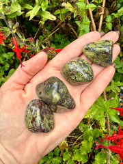 Dragon’s Blood Jasper, Tumbled | Passion, Strength