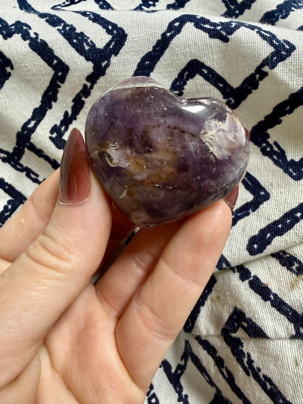 Amethyst Puffy Heart | Psychic Intuition, Dreams