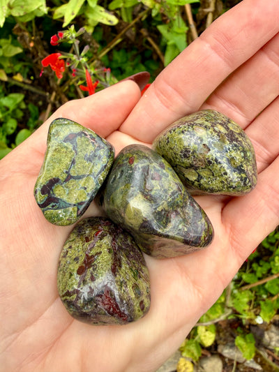 Dragon’s Blood Jasper, Tumbled | Passion, Strength