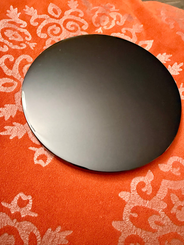 Black Obsidian Scrying Mirror | Divination, Visions