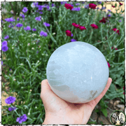 Large Selenite Crystal Sphere | Divination, Scrying, Altar Decor