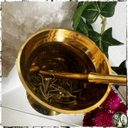 Victorian Brass Mortar and Pestle | Incense, Resin, Herbs