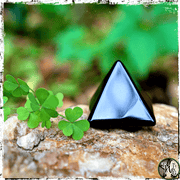 Black Obsidian Crystal Pyramid, Crystals for Shadow Work, The Witch's Guide