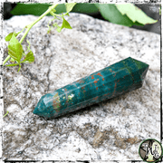 Bloodstone Crystal Wand, Crystal Healing, The Witch's Guide