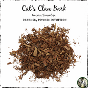 Cat's Claw Bark, Organic | Defense, Psychic Intuition