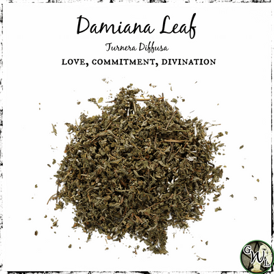 Damiana Leaf, Organic | Love, Commitment, Divination