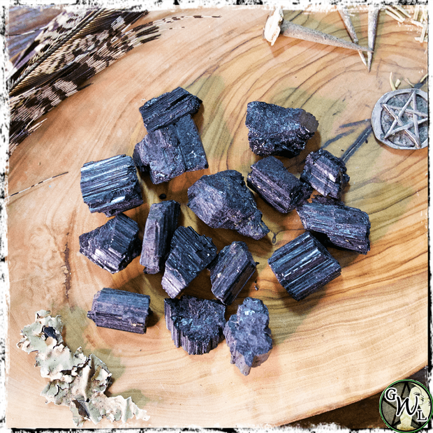 Black Tourmaline Crystal Protection Shielding Green Witch Living