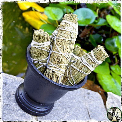 Cedar Smudge Sticks for Protection, Smoke Wand, Green Witch Living
