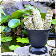 Cedar Herb Smudge Sticks for Courage, Smoke Wand, Green Witch Living