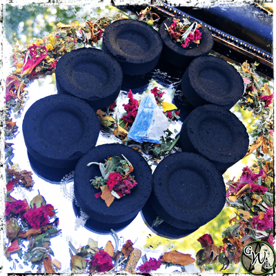 Charcoal Discs for Incense, Green Witch Living