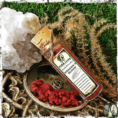 Dragon's Blood Incense Powder, Green Witch Living