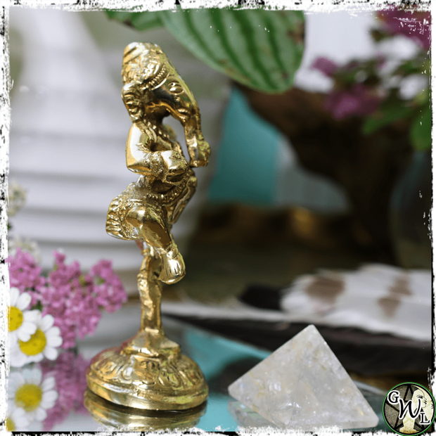 Mini Statue of Ganesh, Green Witch Living