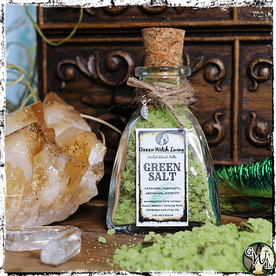 Green Ritual Salt for Witches, Green Witch Living