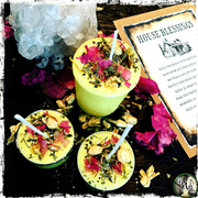 House Blessings Spell Candles, Green Witch Living