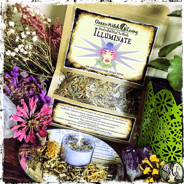 Illuminate Herbal Ritual Tea, Green Witch Living