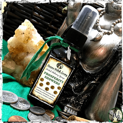 Prosperity Showers Ritual Spray, Green Witch Living