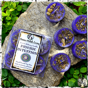 Third Eye Spell Candles for Developing Psychic Intuition, Green Witch Living