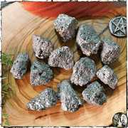 Raw Pyrite Crystal for Prosperity, Abundance, Green Witch Living