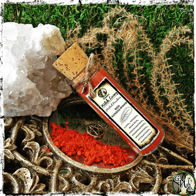 Red Sandalwood Incense Powder, Green Witch Living