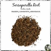 Dried Sarsaparilla Root, Green Witch Living