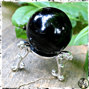 Flower Crystal Ball Stand for Crystal Spheres, Green Witch Living