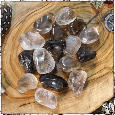 Tumbled Smoky Quartz Crystal for EMF Protection, Green Witch Living