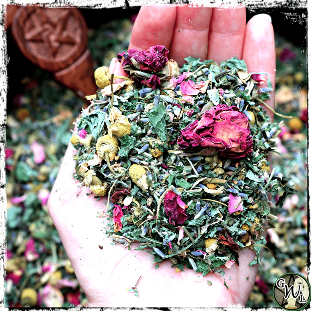 Herbal Tea for sleep, peace, Green Witch Living