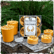 Victory Spell Candles, Success Spell Candles, Green Witch Living