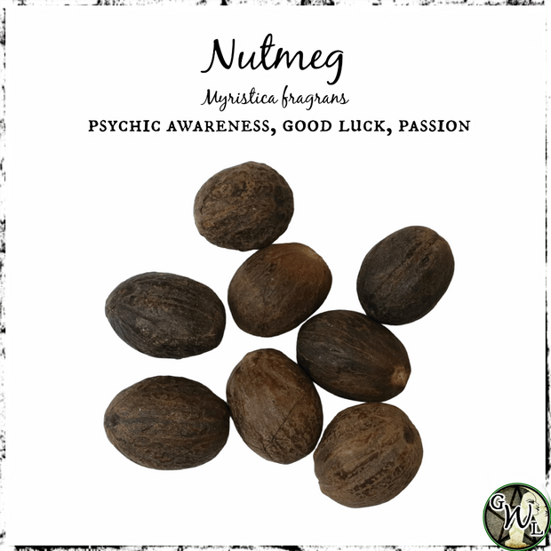 Nutmeg, Organic | Good Luck, Psychic Awareness, Passion